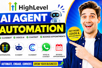 gohighlevel ai agent closebot voice ai chatbot automation booked appointments