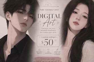 draw original art of yourself
