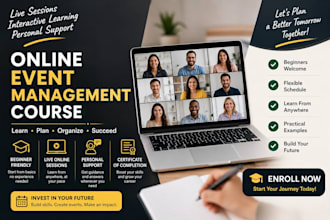 teach you online event management and planning course