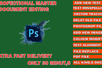 retouch and enhance images or scanned documents in photoshop