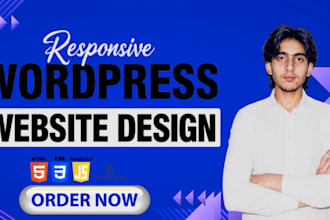 design and develop a custom wordpress website