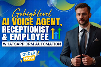 gohighlevel ai voice sales agent receptionist employee whatsapp crm automation