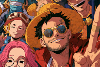 draw you into one piece anime style