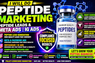 do peptide marketing peptide leads fda compliant peptide ads meta ads ig ads