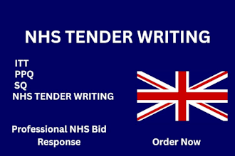 write professional nhs tender bids and procurement responses