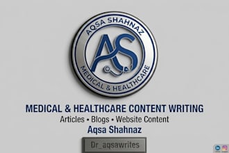 write professional medical and healthcare articles