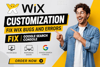 fix wix responsive issues, goggle search console and wix bugs