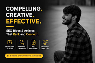 write compelling and effective SEO blogs and articles