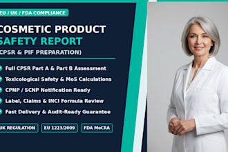 toxicology cosmetic product safety report safety data eu UK ingredient review