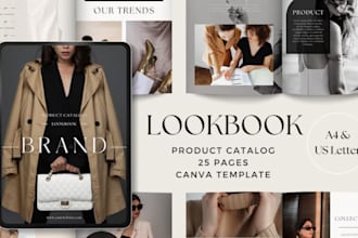 design product catalog, catalog design, lookbook, magazine layout, brochure