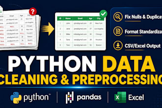 fix and clean your messy datasets in python