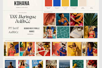 design a modern fashion brand social media kit for instagram