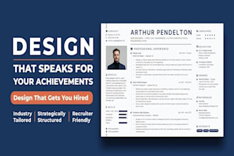 write and design a professional CV, resume formatting