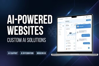 build a custom ai website with ai chatbot and ai integrations