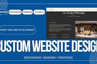 create responsive front end websites