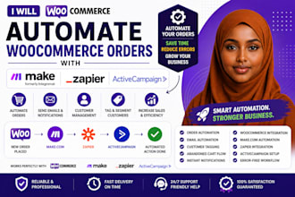 automate woocommerce orders with make com, zapier, and activecampaign