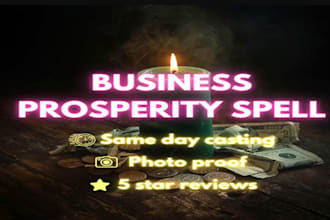 cast wish spell, goodluck spell for career, business prosperity, job remove debt