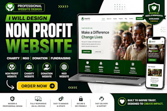design non profit website charity website nonprofit website donation website ngo