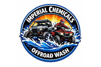 create graceful and fantastic offroad logo design