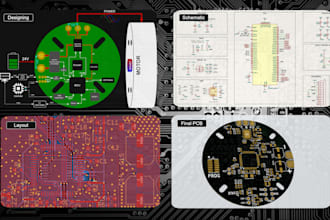 design your electronic schematic and pcb in kicad
