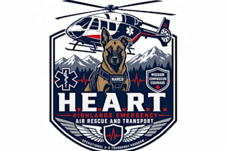 create attractive and imagination helicopter logo design