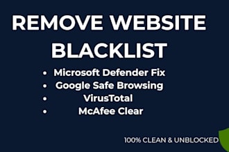 remove google, microsoft defender, mcafee, virustotal blacklist