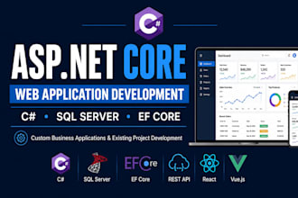 develop asp net core web application