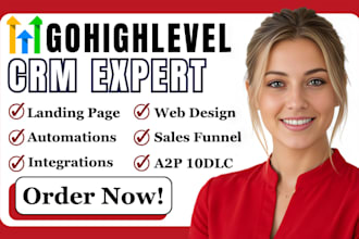 gohighlevel website gohighlevel sales funnel landing page gohighlevel CRM set up