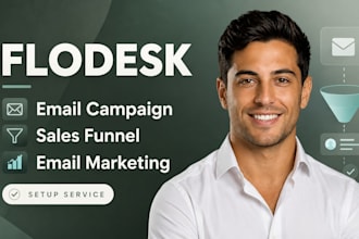 setup flodesk email campaign flodesk sales funnel flodesk email marketing desk