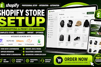 setup zendrop autods products dsers cj dropshipping shopify store printify