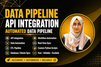 build reliable API integrations and automated data pipelines