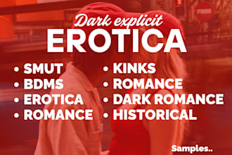 ghostwrite your steamy dark erotica romance novel