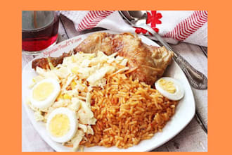 cook delicious homemade jollof rice and fried rice