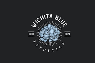 make dark academia logo for aestheticism small business