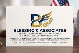assist with US llc formation registration and ein for non residents