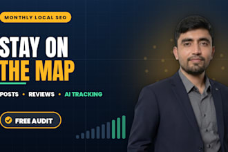 monthly local seo service for serp, gmb ranking and ai visibility