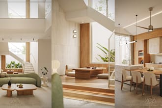 do 3d interior design, 3d rendering for house, commercial