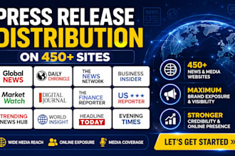 do press release distribution and press release writing , publish press release