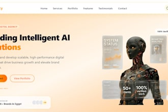 build a modern responsive react website