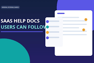 write clear saas help center articles and user guides