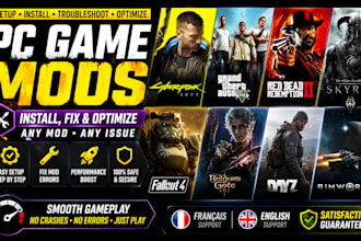setup cyberpunk 2077 gta v rdr2 skyrim fallout 4 baldurs gate 3 dayz rimworld