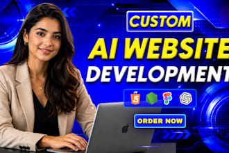 full stack ai website development, ai web application and ai software