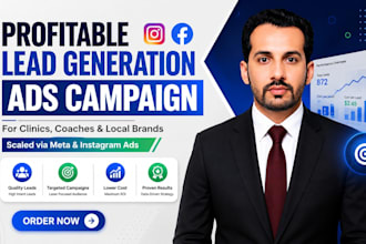 run facebook and instagram ads, lead generation ads