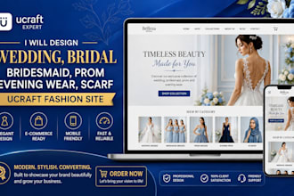 design wedding bridal bridesmaid prom evening wear scarf ucraft fashion website