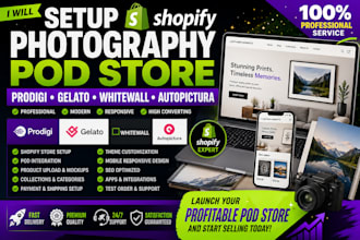 setup shopify prodigi gelato whitewall autopictura photography pod store