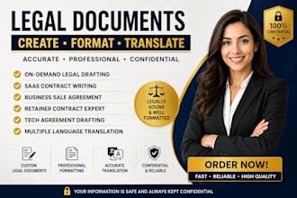 format, design legal document contract agreement, draft proposal tender, nda
