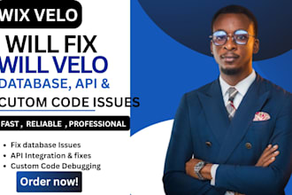 fix wix velo database, API, and custom code issues