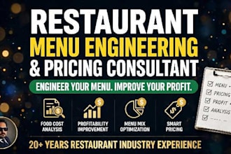 optimize your restaurant menu for profit and better pricing