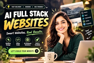 do ai website development as full stack software developer