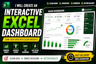create an interactive excel dashboard